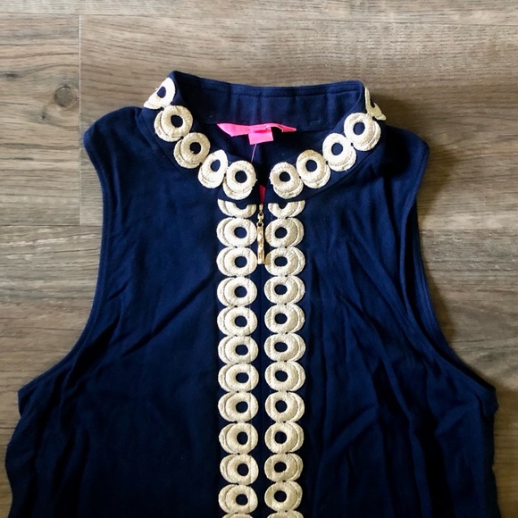 NWT Lily Pulitzer Navy Jane Shift Dress - Picture 6 of 13